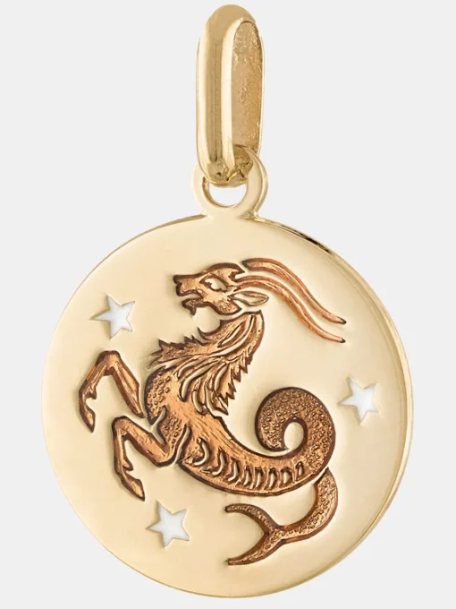 14k Zodiac Pendant