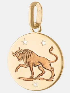 14k Zodiac Pendant