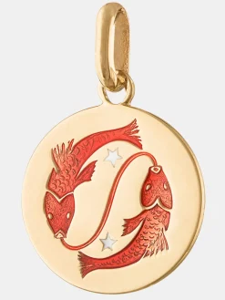 14k Zodiac Pendant