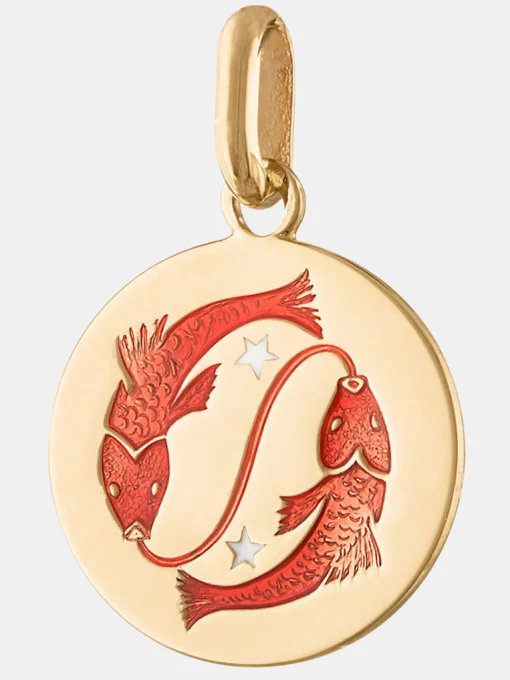 14k Zodiac Pendant