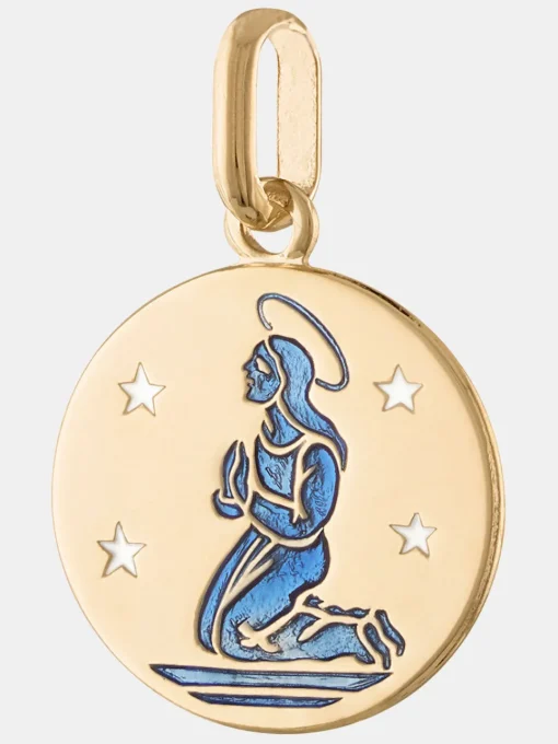 14k Zodiac Pendant