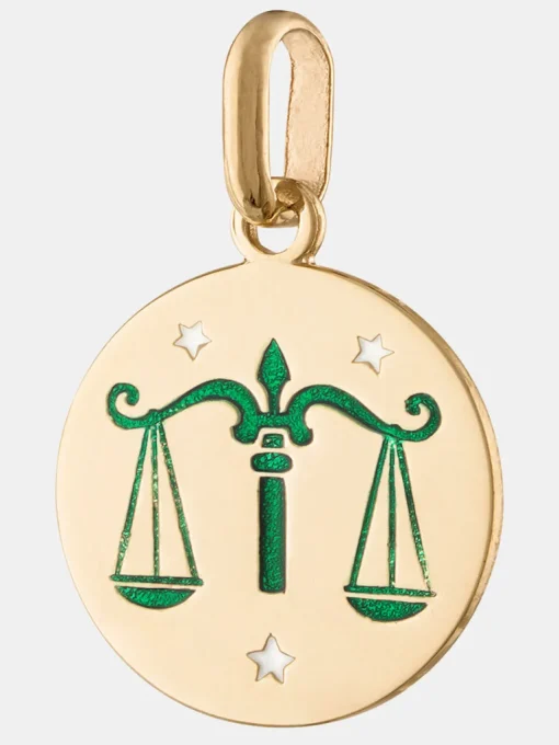 14k Zodiac Pendant