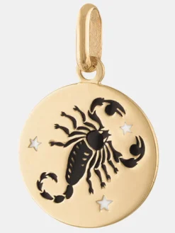 14k Zodiac Pendant