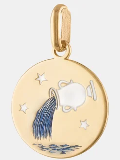 14k Zodiac Pendant
