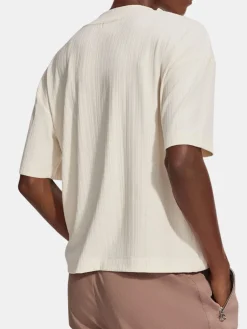 Kasey Mock Placket Rib Tee