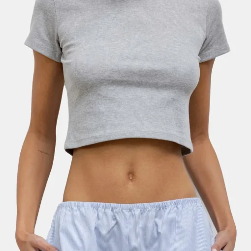 Kelly Crop Slim Fit Tee
