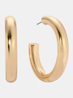 Large Thick Classic Hoops