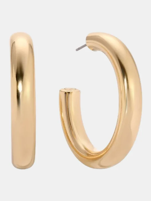 Large Thick Classic Hoops