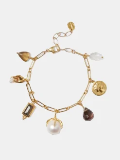 Lark Gold Charm Bracelet