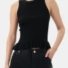 Light Viscose Rib Tank Top