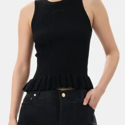 Light Viscose Rib Tank Top