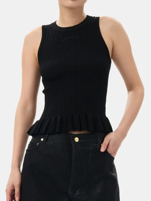 Light Viscose Rib Tank Top