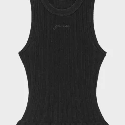Light Viscose Rib Tank Top