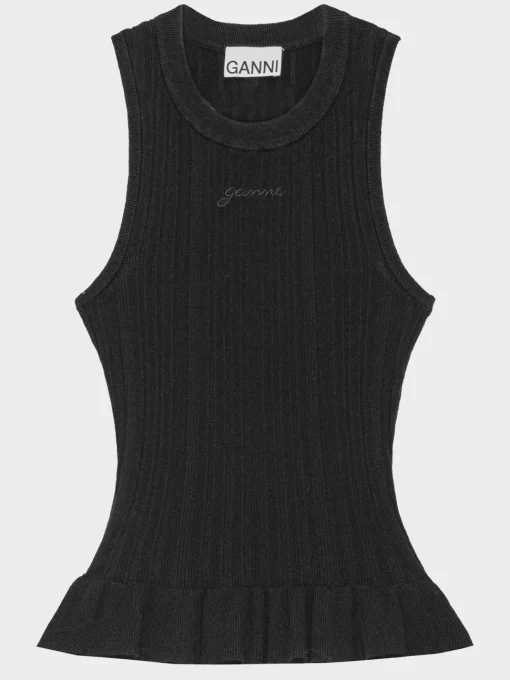Light Viscose Rib Tank Top