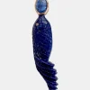 Long Tail Lapiz Lasuli Carved Fish
