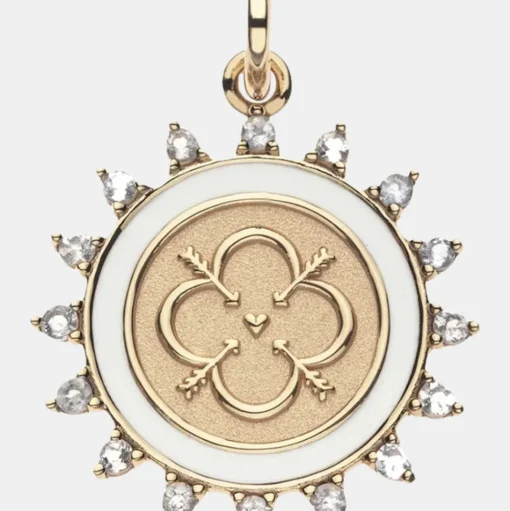 Love Petite Embellished Coin