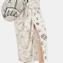 Luna Tie Front Skirt