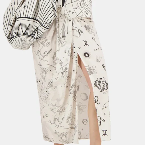 Luna Tie Front Skirt