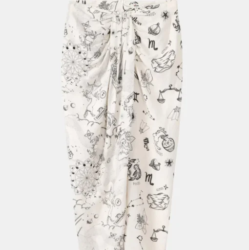 Luna Tie Front Skirt