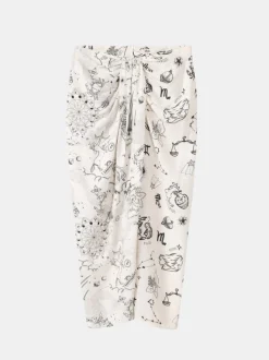 Luna Tie Front Skirt