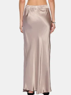 Maribel Bias Skirt With Slit