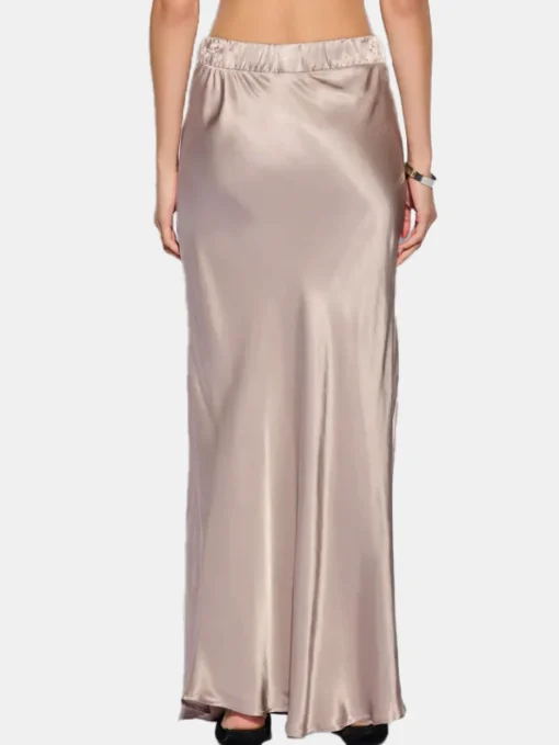 Maribel Bias Skirt With Slit