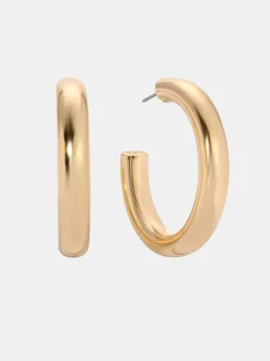 Medium Thick Classic Hoops