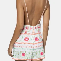 Mirror Embroidery Romper