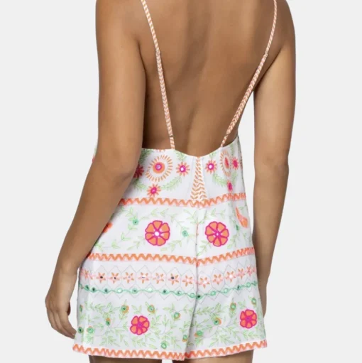 Mirror Embroidery Romper