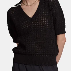 Monte V Neck Knit Polo