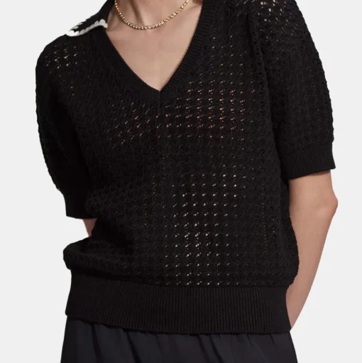 Monte V Neck Knit Polo