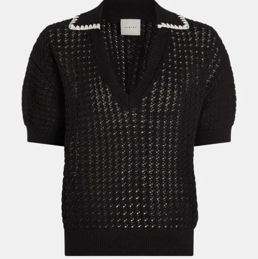 Monte V Neck Knit Polo