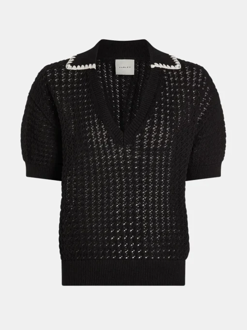 Monte V Neck Knit Polo