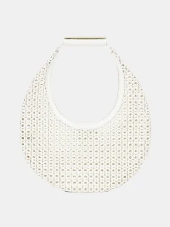 Moon Woven Tote Bag