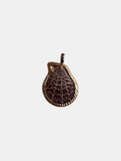 Natural Clam With 18k Rose Gold