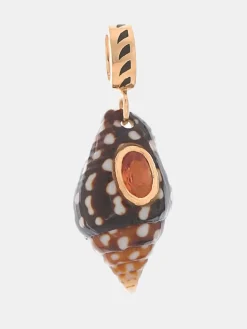 Natural Shell Orange Sapphire