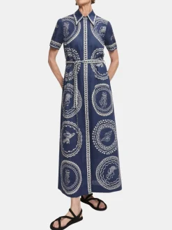 Oceane Linen Shirtdress