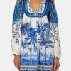 Palm Tree Beach Mini Dress