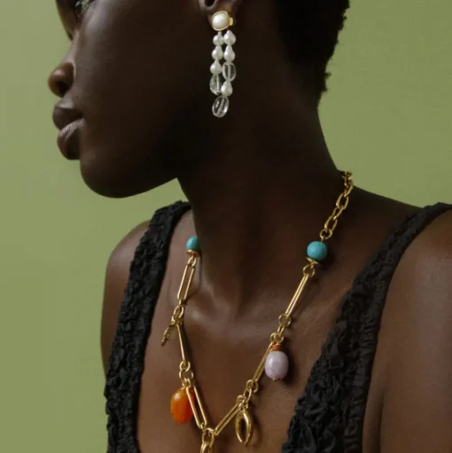 Pearl Holiday Earrings