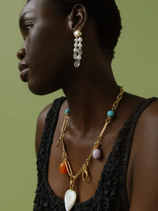 Pearl Holiday Earrings