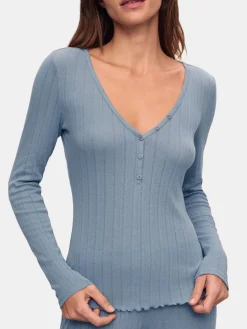 Pointelle Henley