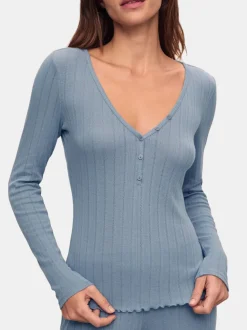 Pointelle Henley