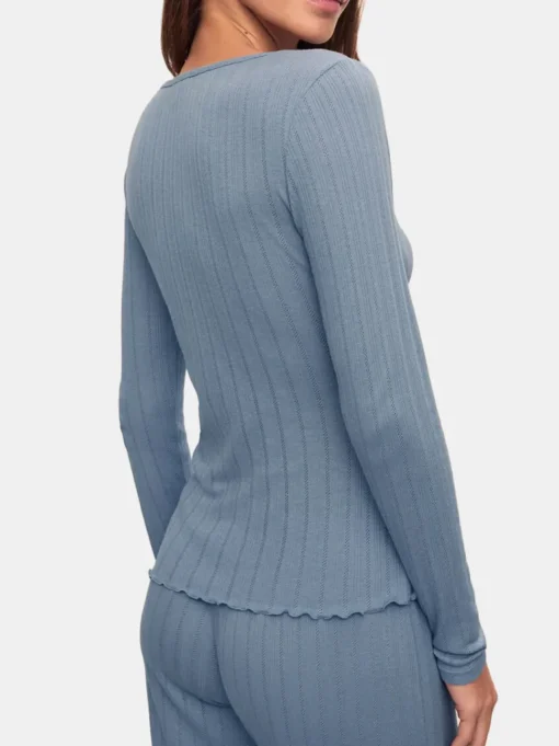 Pointelle Henley