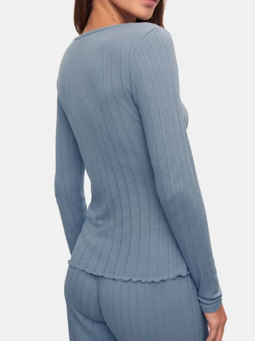 Pointelle Henley