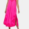 Poplin Midi Slip Dress