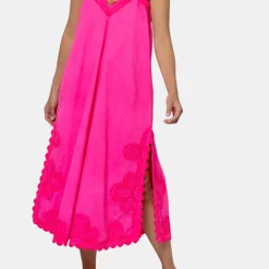 Poplin Midi Slip Dress