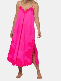Poplin Midi Slip Dress