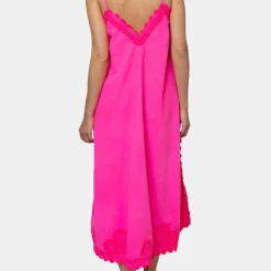 Poplin Midi Slip Dress