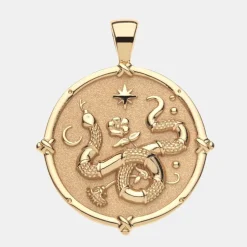 Protect Year of the Snake Pendant Coin