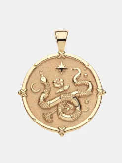 Protect Year of the Snake Pendant Coin